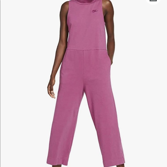Nike Pants - Nike street wear jumpsuit pink tech sweatsuit